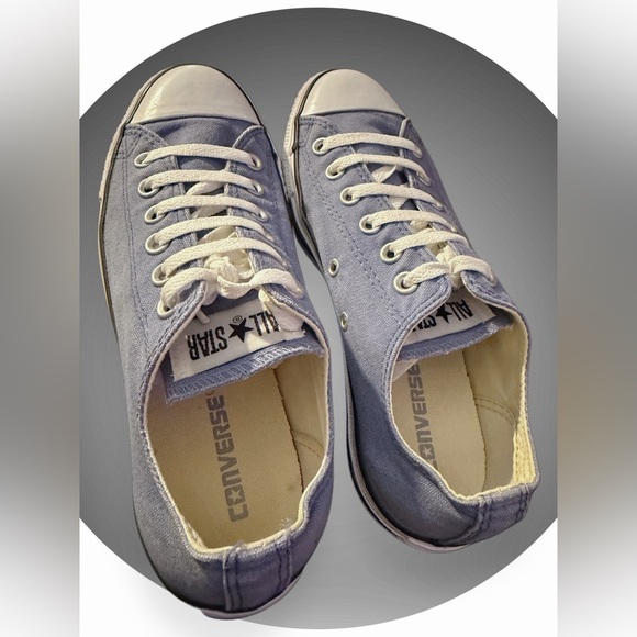 Unisex Converse All Stars Canvas Uppers Sneakers Low Tops - Picture 3 of 12